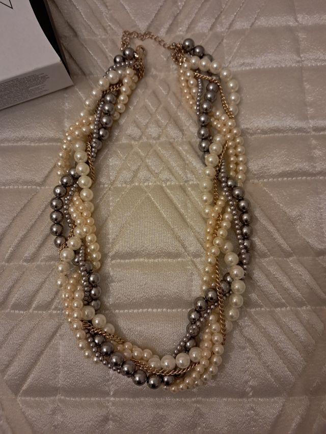 Collana e bracciale Avon perle multicolor