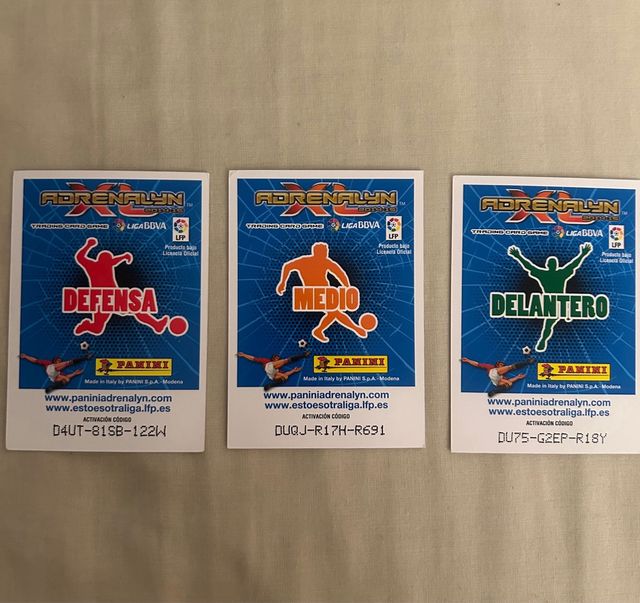 Cromos: Espinosa Lopo y Bueno