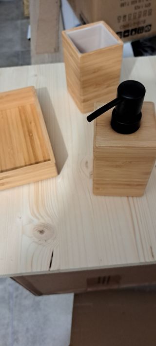 Conjunto baño bambú