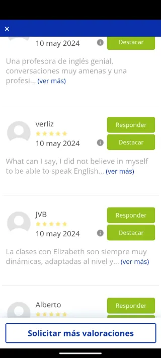 Clases de Nativa/bilingüe English/Es NO gramatica!
