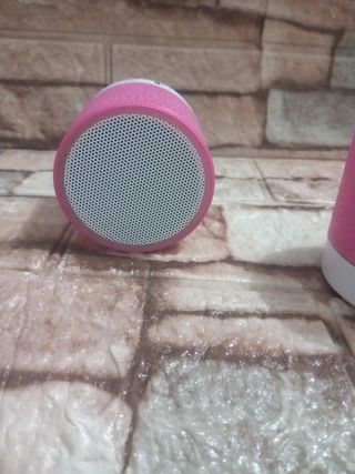 Altavoces portátiles rosa (2 unidades)