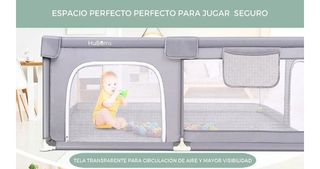 Parque juegos bebé - HuBorns, 120x120cm