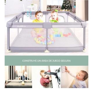 Parque juegos bebé - HuBorns, 120x120cm