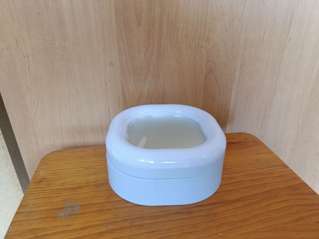 Espejo maquillaje LED portátil blanco