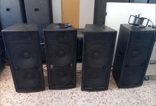Altavoces doble 15" - 4 unidades