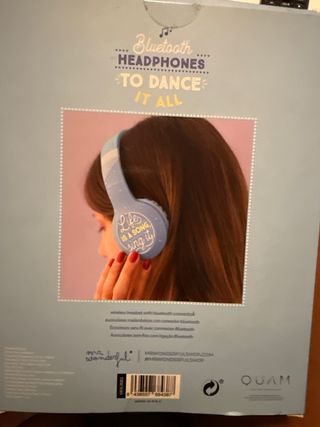 Auriculares Bluetooth mr.wonderful azules