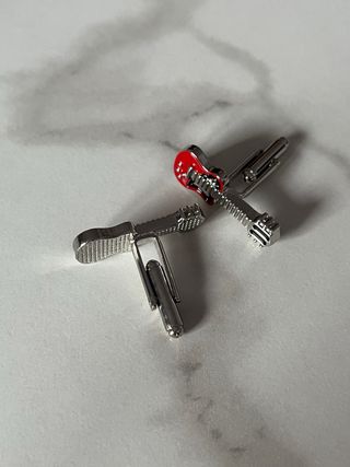 Gemelos rock guitarra eléctrica hombre. NUEVOS