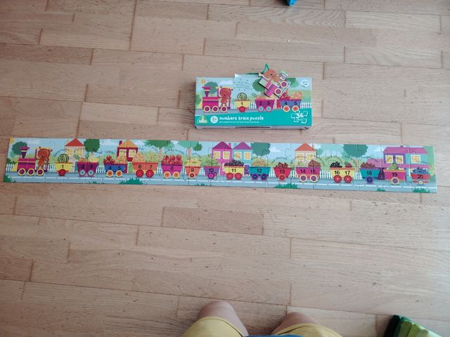 Puzzle Tren Numerico 36 piezas