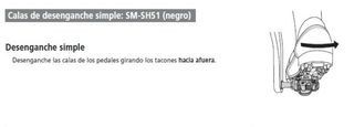 Calas de pedal SPD SMSH51