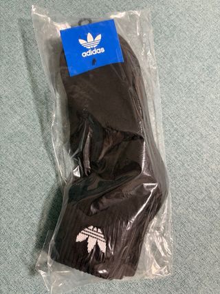Calcetines Adidas negros (3 pares) M unisex