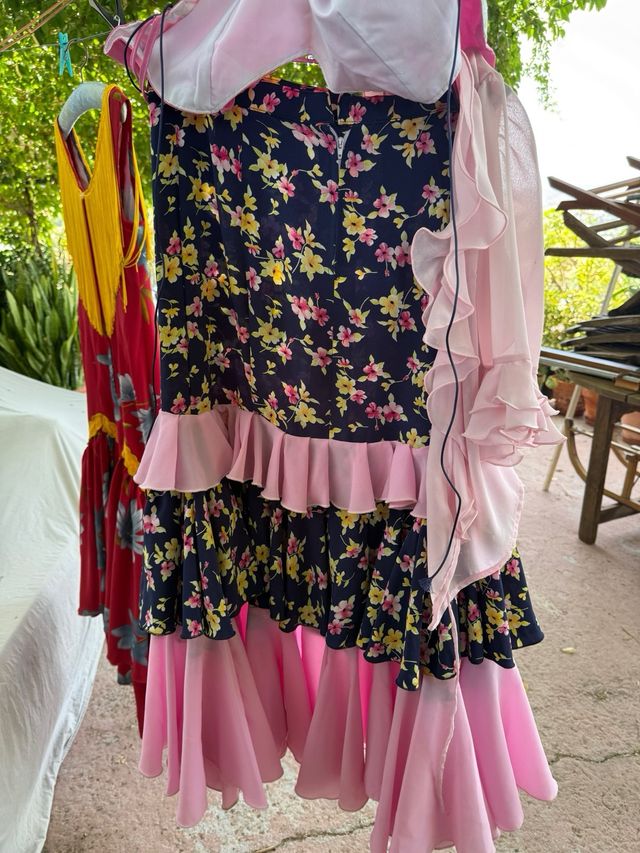 Traje Flamenca compuesto por 3 partes