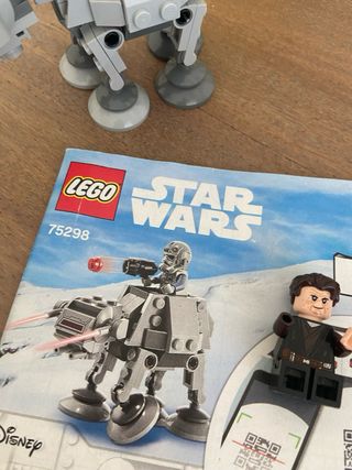 Lego Star Wars AT-AT y Halcón Milenario