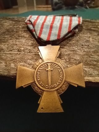 Medalla Cruz del Combatiente Francesa