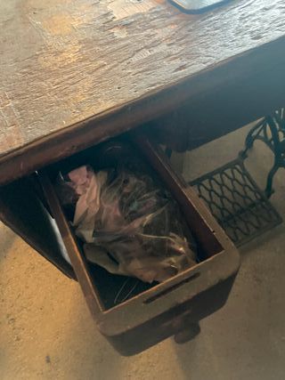 Máquina coser SINGER antigua