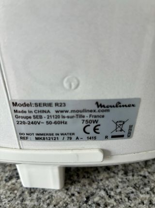 Robot de cocina Moulinex