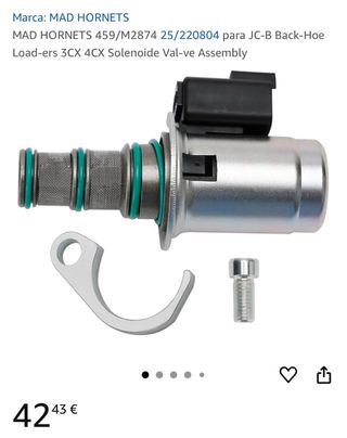 Válvula Solenoide 3CX 4CX JCB