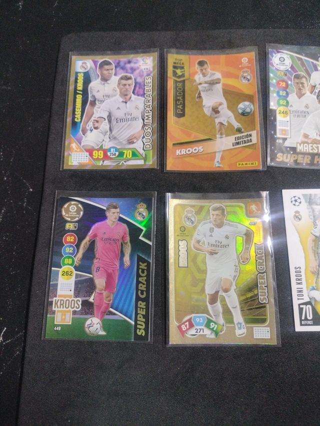 6 Cromos Kroos Real Madrid