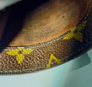 Funda gafas Louis Vuitton marrón