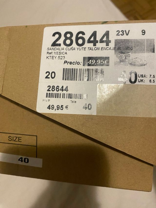 Zapatos novia beige y blanco a estrenar.