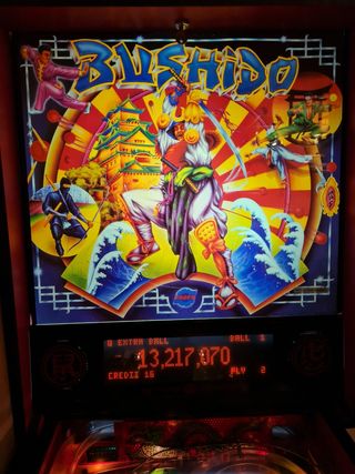 Pinball Bushido: Máquina recreativa