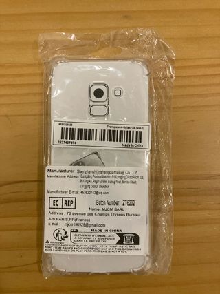 Funda transparente Galaxy A8 (2018)