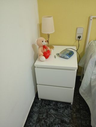 Comodino bianco Malm
