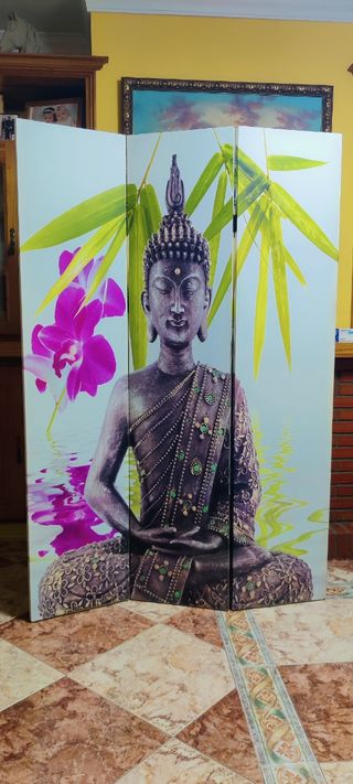 Biombo Decorativo Buda