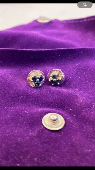 Pendientes Aristocrazy zafiro