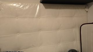 Cabecero blanco piel sintética