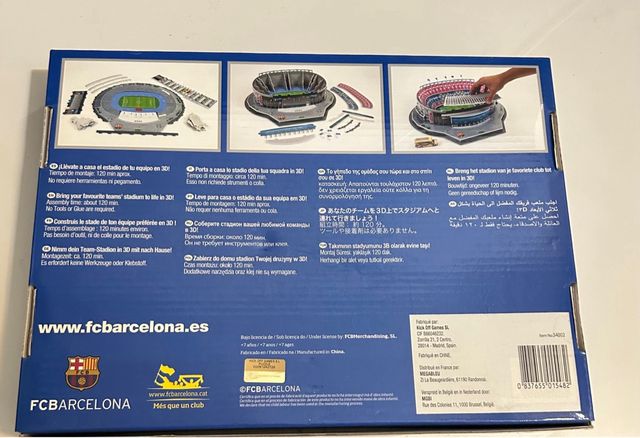 Camp Nou 3D Puzzle - FCB Estadio