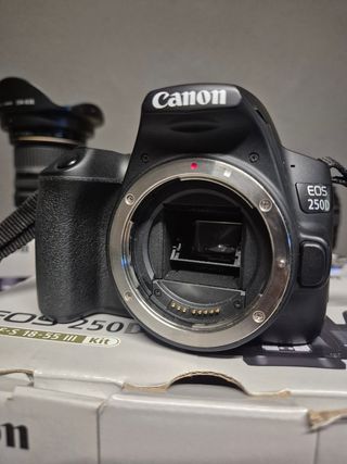 Canon EOS 250D + Kit de objetivos