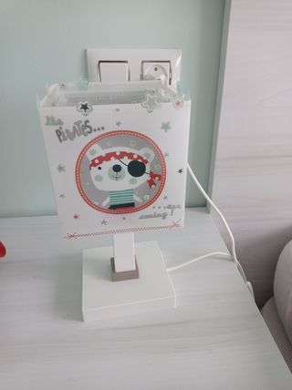 2 Lámparas infantiles piratas
