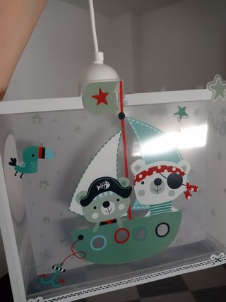 2 Lámparas infantiles piratas