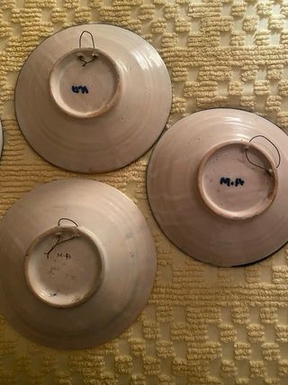 7 Platos cerámica Manises