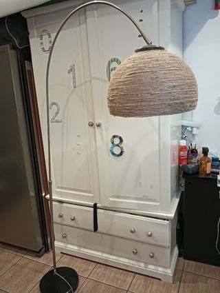 Lámpara pie vintage - Yute