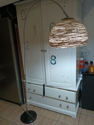 Lámpara pie vintage - Yute