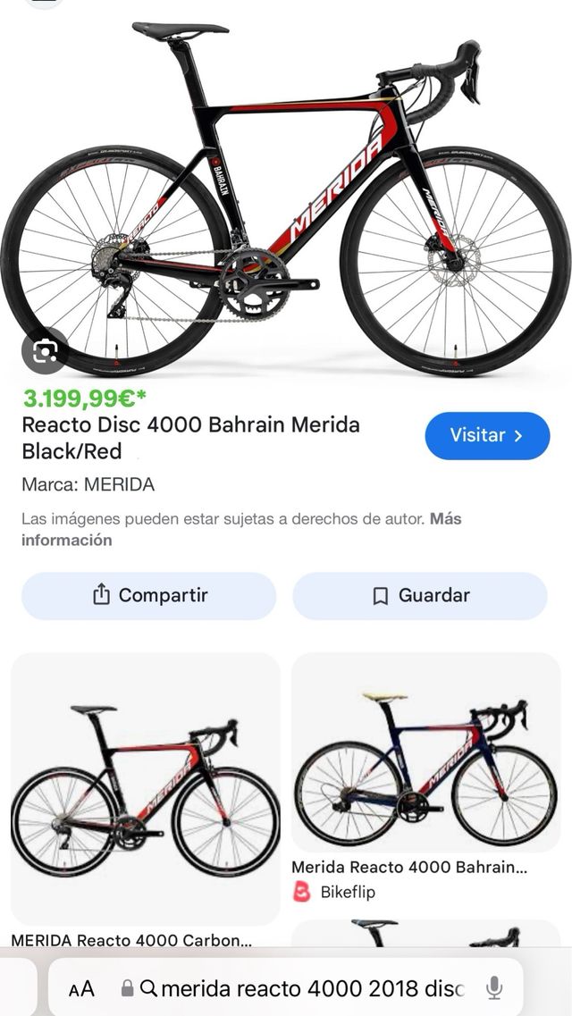 Merida Reacto CARBONO como nueva - bici carretera 