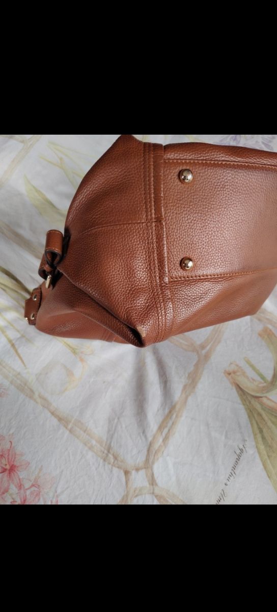 Bolso Purificación García Piel Marrón