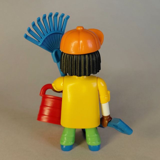 Playmobil custom Enano Jardin Rasta negro africano