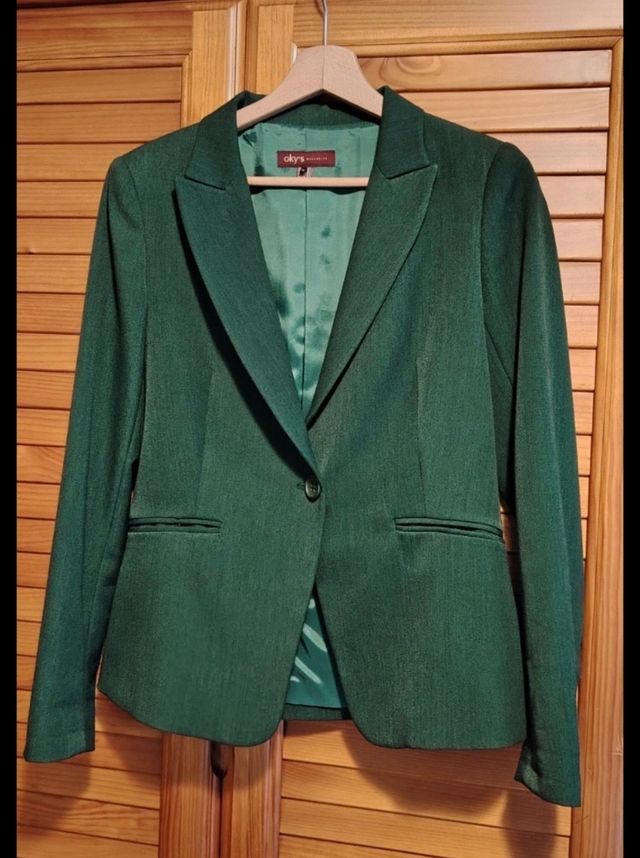 Blazer verde Oky's talla M