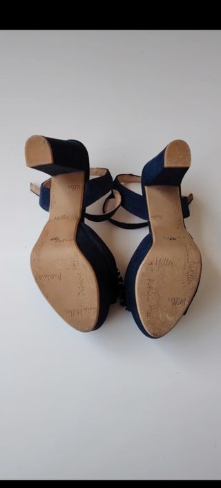 Sandalias Patricia Miller 37 azules