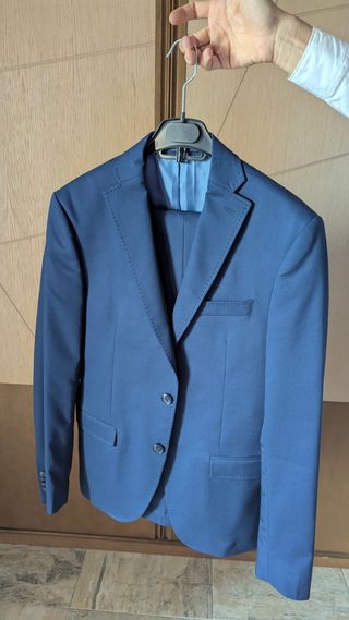 Traje ZARA azul hombre talla M