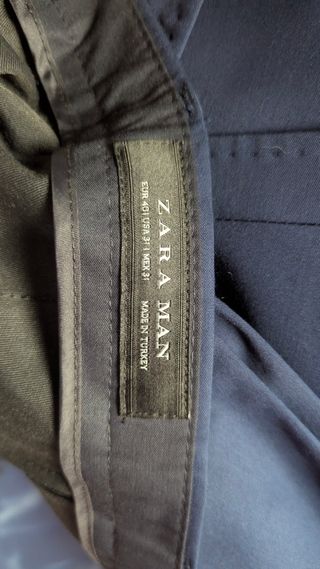 Traje ZARA azul hombre talla M