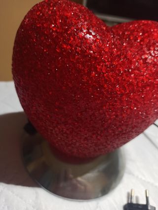 Lampara Corazón roja