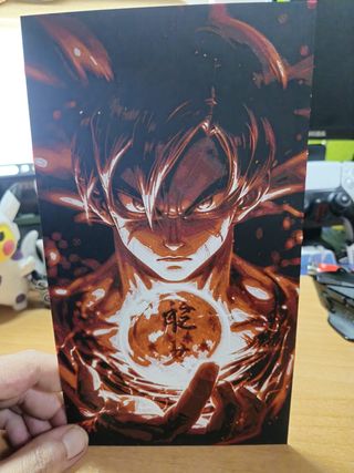 Cuadro Goku Impresión 3D personalizable