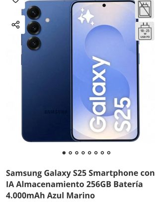 Samsung Galaxy S25 Azul Marino - 256GB