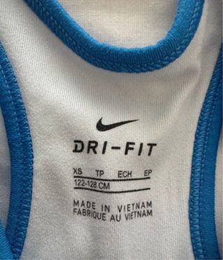 Top Nike mujer XS azul
