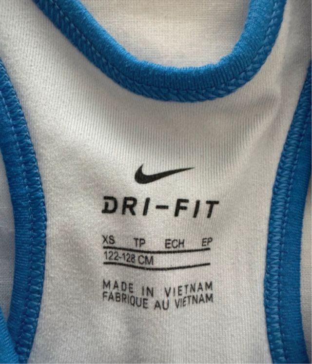 Top Nike mujer XS azul