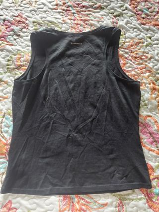 Camiseta negra/lentejuelas Caramelo 
