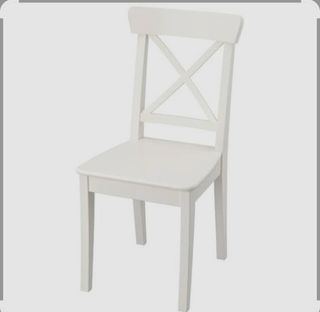 Silla Ikea Ingolf blanca